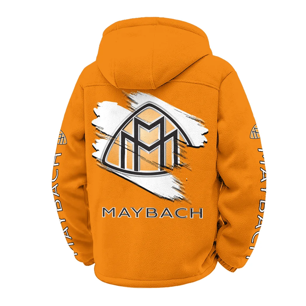 Built Style Winter Fleece Jacket, Dynamic Winter Training Top HVN1452MA - Orange - Image 3