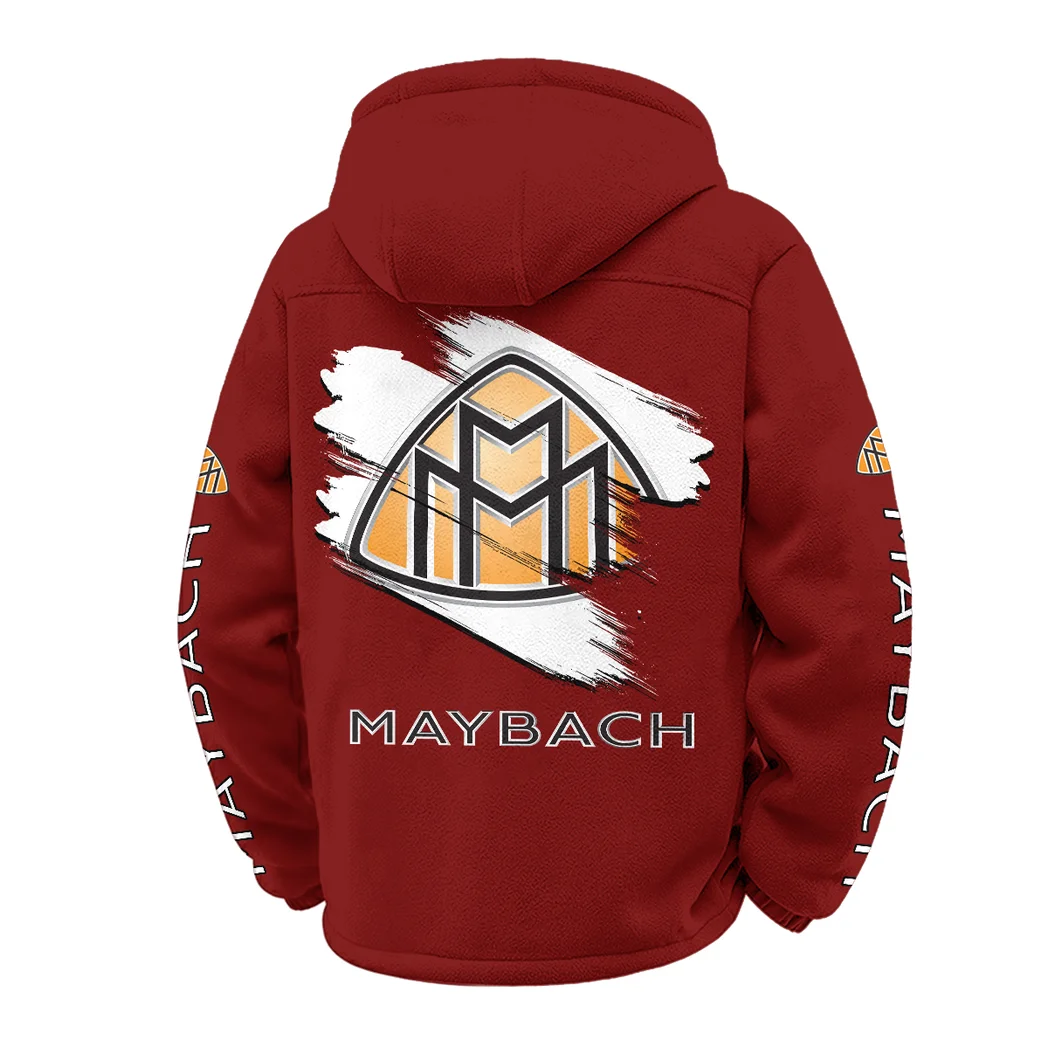 Built Style Winter Fleece Jacket, Dynamic Winter Training Top HVN1452MA - Wine - Image 3