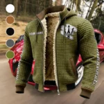 Luxury Coupe Make into line break Fleece-Lined Hooded Jacket, Elite Athlete Winter Jacket HVN1452MA - Green