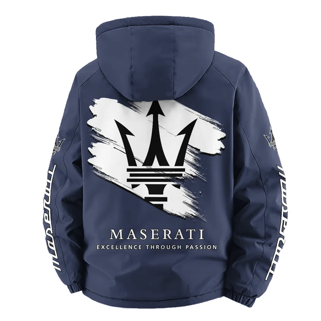 Luxury Coupe Make into line break Fleece Windbreaker Jacket, Dynamic Trail Runner's Shell HVN1452MA - Navy - Image 4