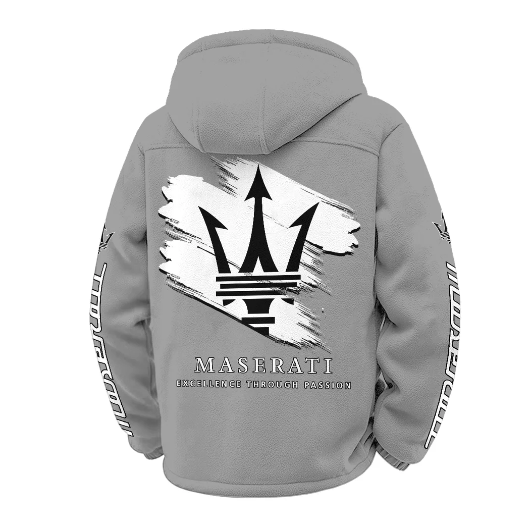 Luxury Coupe Make into line break Winter Fleece Jacket, Multi-Sport Winter Layer HVN1452MA - Grey - Image 3