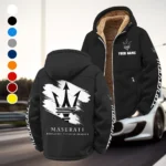 Luxury Coupe Make into line break Winter Fleece Jacket, Multi-Sport Winter Layer HVN1452MA - Black