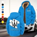 Luxury Coupe Make into line break Winter Fleece Jacket, Multi-Sport Winter Layer HVN1452MA - Cyan