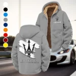 Luxury Coupe Make into line break Winter Fleece Jacket, Multi-Sport Winter Layer HVN1452MA - Grey
