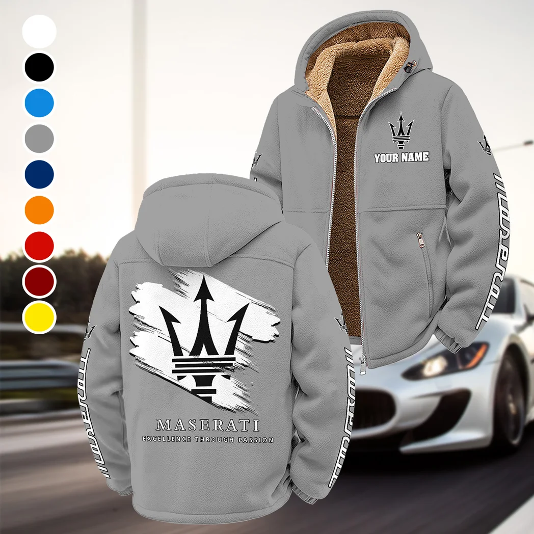 Luxury Coupe Make into line break Winter Fleece Jacket, Multi-Sport Winter Layer HVN1452MA - Grey