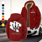 Luxury Coupe Make into line break Winter Fleece Jacket, Multi-Sport Winter Layer HVN1452MA - Wine