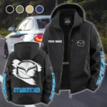 Mid-Size Sedan Fleece Windbreaker Jacket, High-Output Training Jacket HVN1452MA - Black