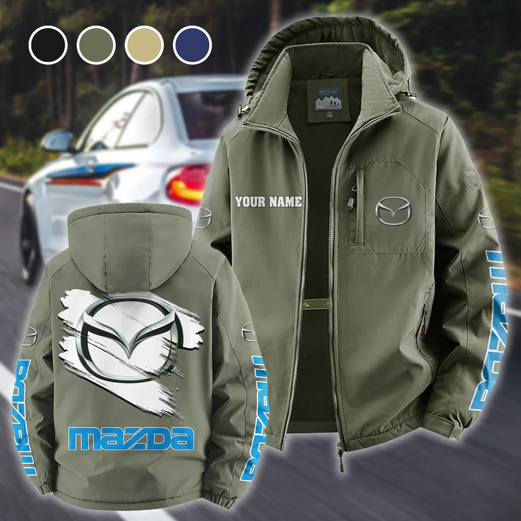 Mid-Size Sedan Fleece Windbreaker Jacket, High-Output Training Jacket HVN1452MA - Green