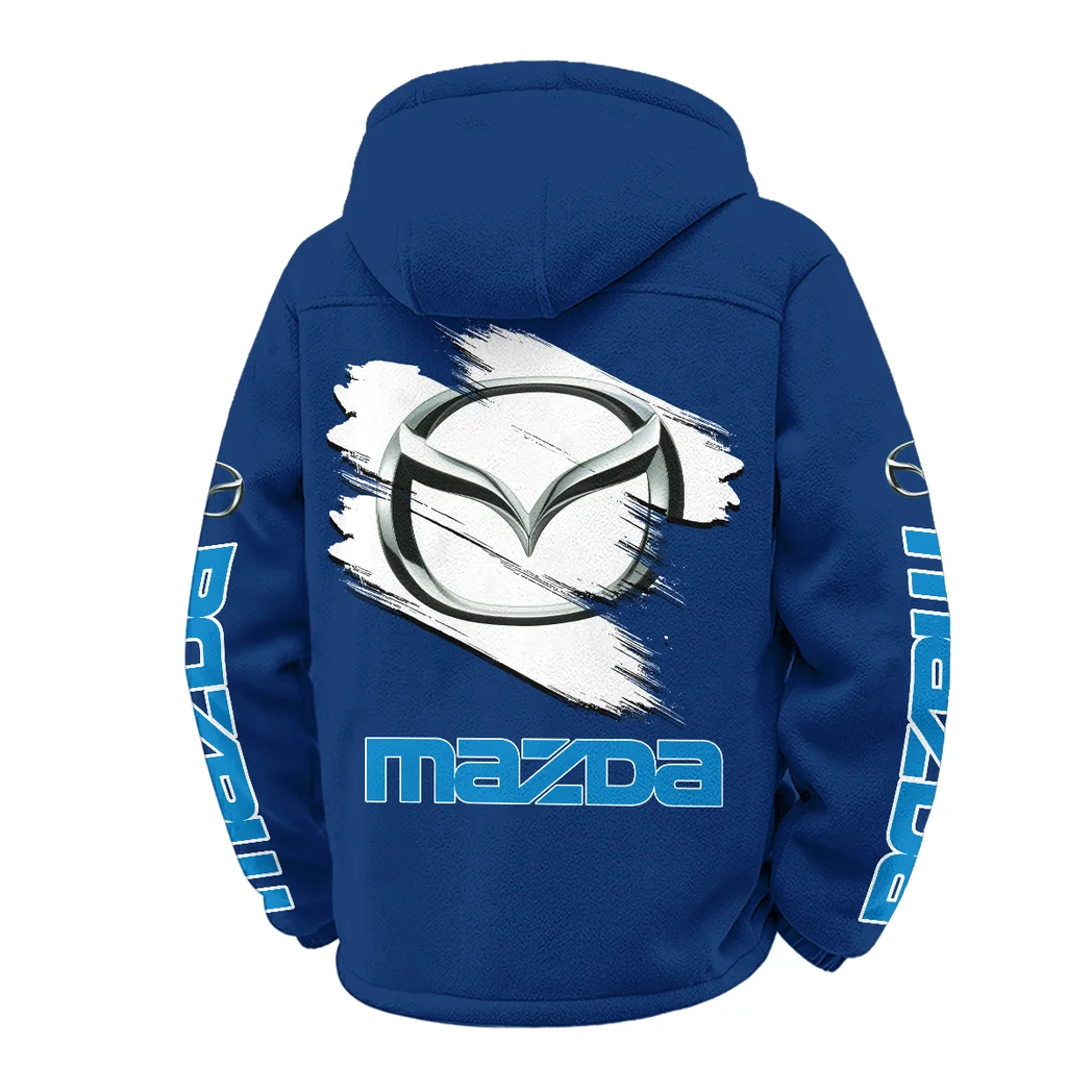 Mid-Size Sedan Winter Fleece Jacket, Technical Mid-Layer Jacket HVN1452MA - Navy - Image 3