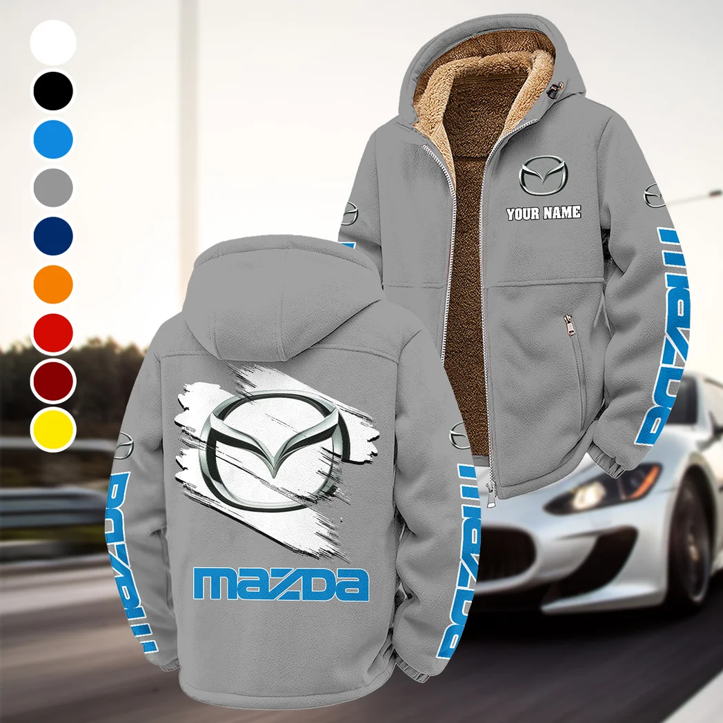 Mid-Size Sedan Winter Fleece Jacket, Technical Mid-Layer Jacket HVN1452MA - Grey