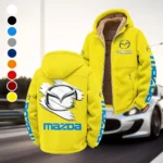 Mid-Size Sedan Winter Fleece Jacket, Technical Mid-Layer Jacket HVN1452MA - Yellow