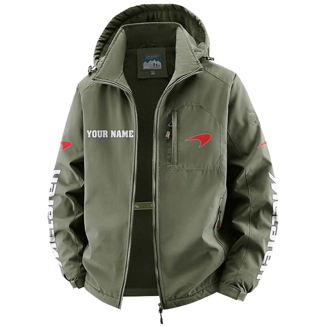 Racing Icon Fleece Windbreaker Jacket, Performance Barrier Jacket HVN1452MC - Green - Image 2