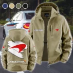 Racing Icon Fleece Windbreaker Jacket, Performance Barrier Jacket HVN1452MC - Khaki