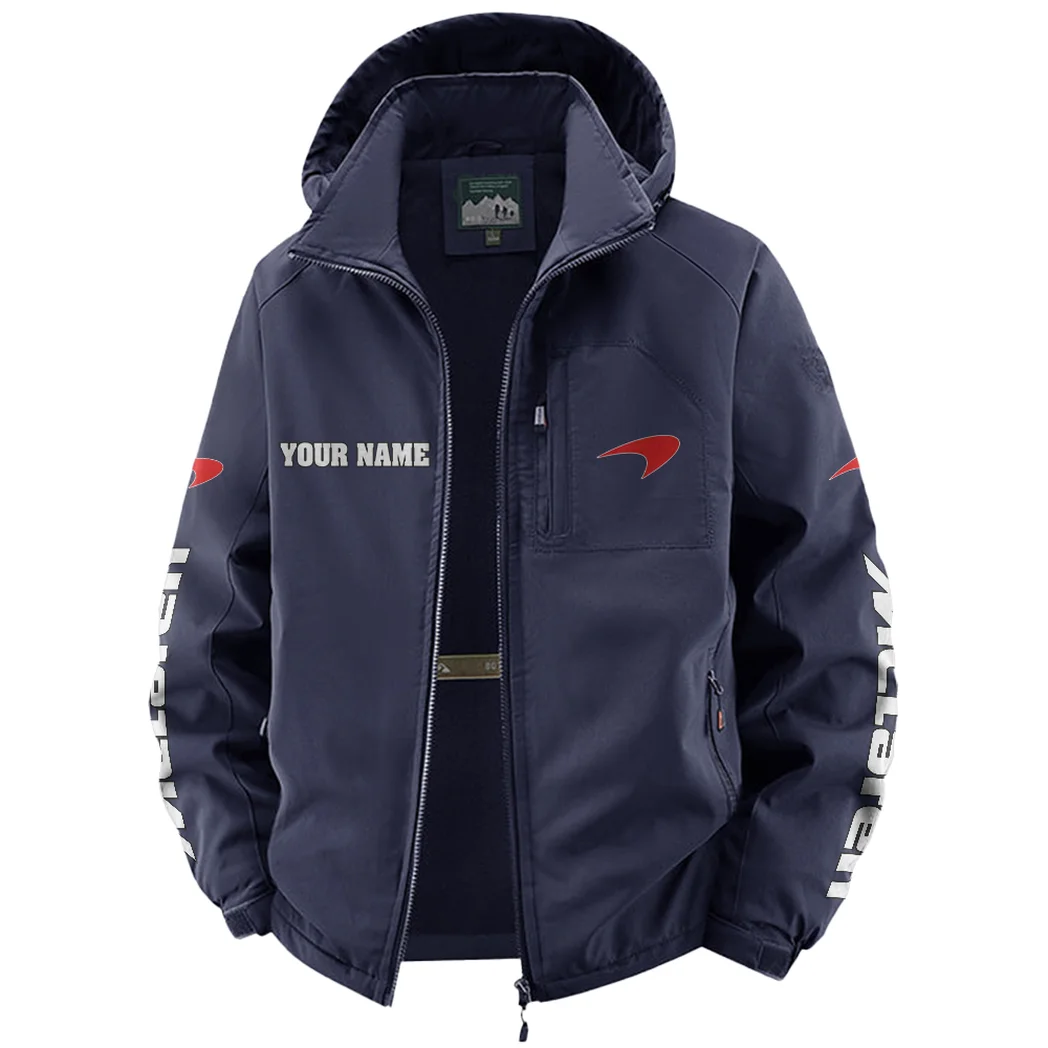 Racing Icon Fleece Windbreaker Jacket, Performance Barrier Jacket HVN1452MC - Navy - Image 2