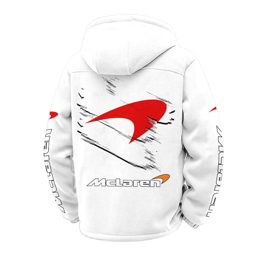 Racing Icon Winter Fleece Jacket, Snow-Ready Active Fleece HVN1452MC - White - Image 3