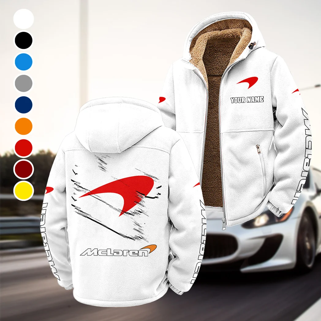 Racing Icon Winter Fleece Jacket, Snow-Ready Active Fleece HVN1452MC - White