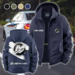 Marine Engine Fleece Windbreaker Jacket, Multi-Sport Weather Jacket HVN1452MM - Navy