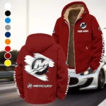 Marine Engine Winter Fleece Jacket, All-Mountain Sport Jacket HVN1452MM - Wine