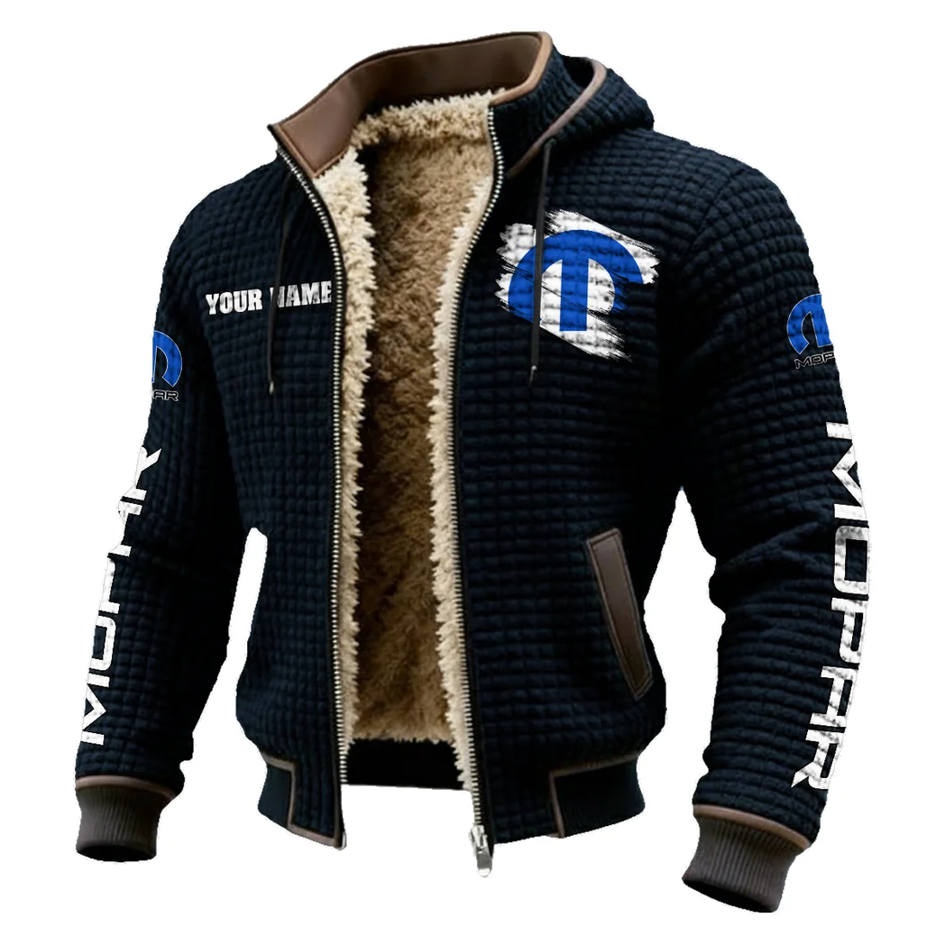 Classic Auto Enthusiasts Fleece-Lined Hooded Jacket, Arctic Protection Hooded Zip HVN1452MO - Black - Image 2