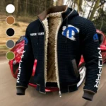 Classic Auto Enthusiasts Fleece-Lined Hooded Jacket, Arctic Protection Hooded Zip HVN1452MO - Black