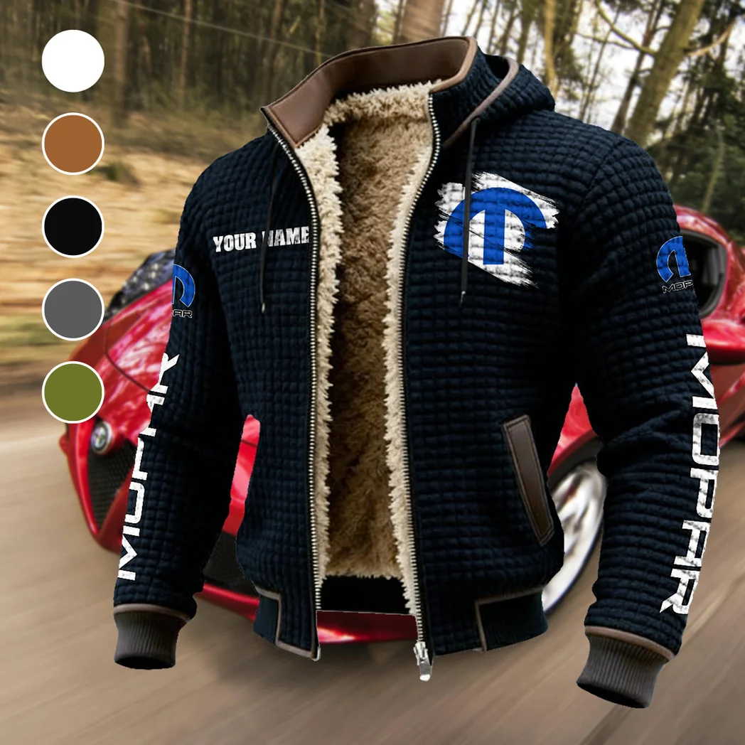 Classic Auto Enthusiasts Fleece-Lined Hooded Jacket, Arctic Protection Hooded Zip HVN1452MO - Black