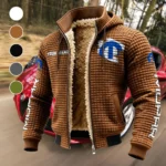 Classic Auto Enthusiasts Fleece-Lined Hooded Jacket, Arctic Protection Hooded Zip HVN1452MO - brown