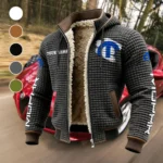 Classic Auto Enthusiasts Fleece-Lined Hooded Jacket, Arctic Protection Hooded Zip HVN1452MO - Grey