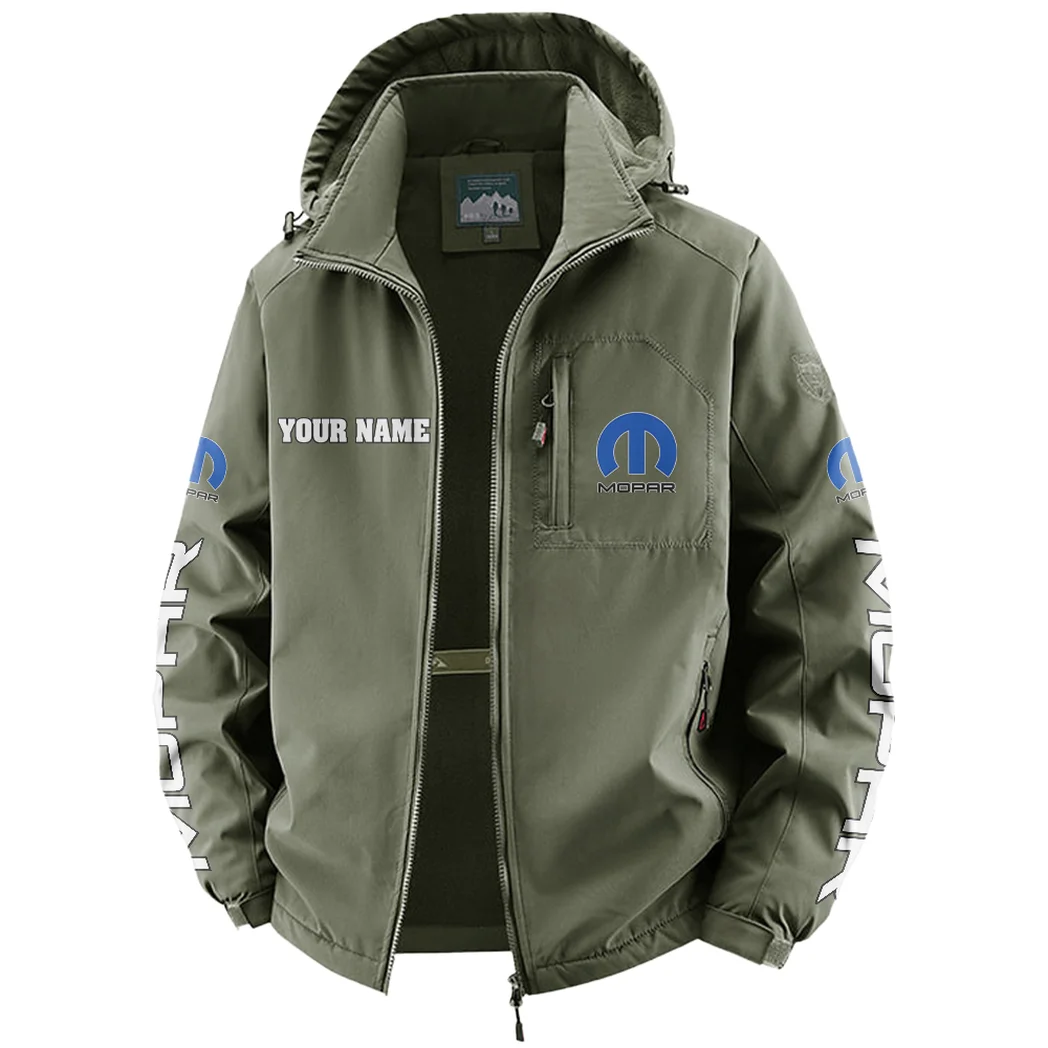 Classic Auto Enthusiasts Fleece Windbreaker Jacket, Endurance Sport Barrier HVN1452MO - Green - Image 2