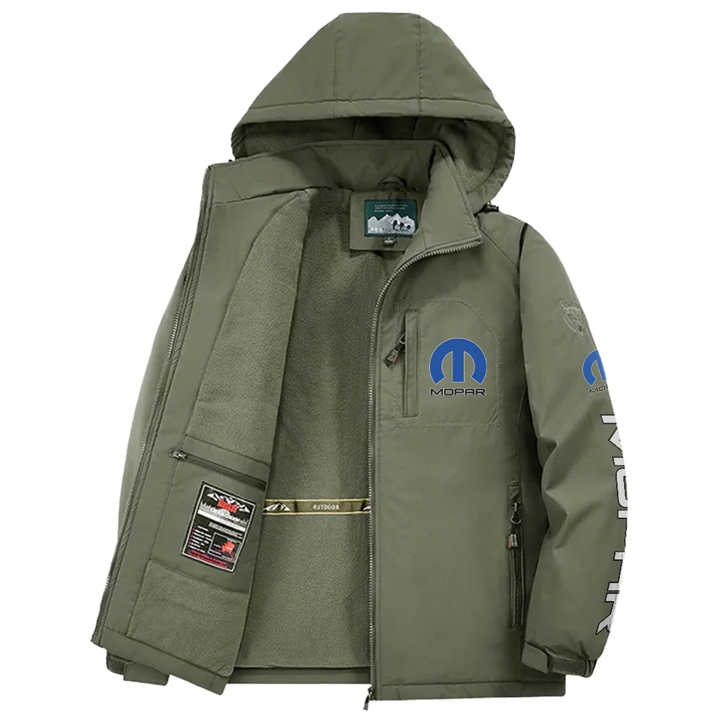 Classic Auto Enthusiasts Fleece Windbreaker Jacket, Endurance Sport Barrier HVN1452MO - Green - Image 3