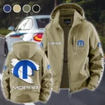 Classic Auto Enthusiasts Fleece Windbreaker Jacket, Endurance Sport Barrier HVN1452MO - Khaki