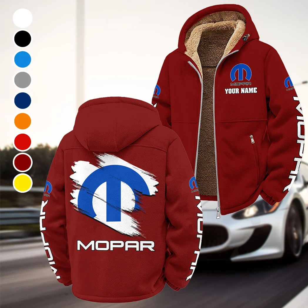 Classic Auto Enthusiasts Winter Fleece Jacket, Cold Weather Hiking Fleece HVN1452MO - Wine