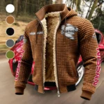 4x4 SUV Fleece-Lined Hooded Jacket, Elemental Guard Sport Jacket HVN1452NI - brown