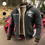 4x4 SUV Fleece-Lined Hooded Jacket, Elemental Guard Sport Jacket HVN1452NI - Grey