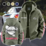 4x4 SUV Fleece Windbreaker Jacket, Cold-Air Cycling Shell HVN1452NI - Green
