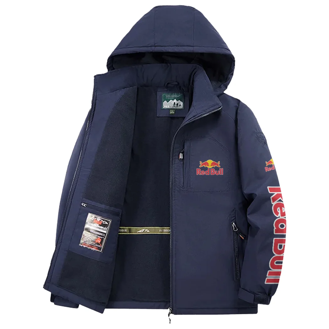 Support Core Fleece Windbreaker Jacket, Expedition Wind Fleece HVN1452NY - Navy - Image 3