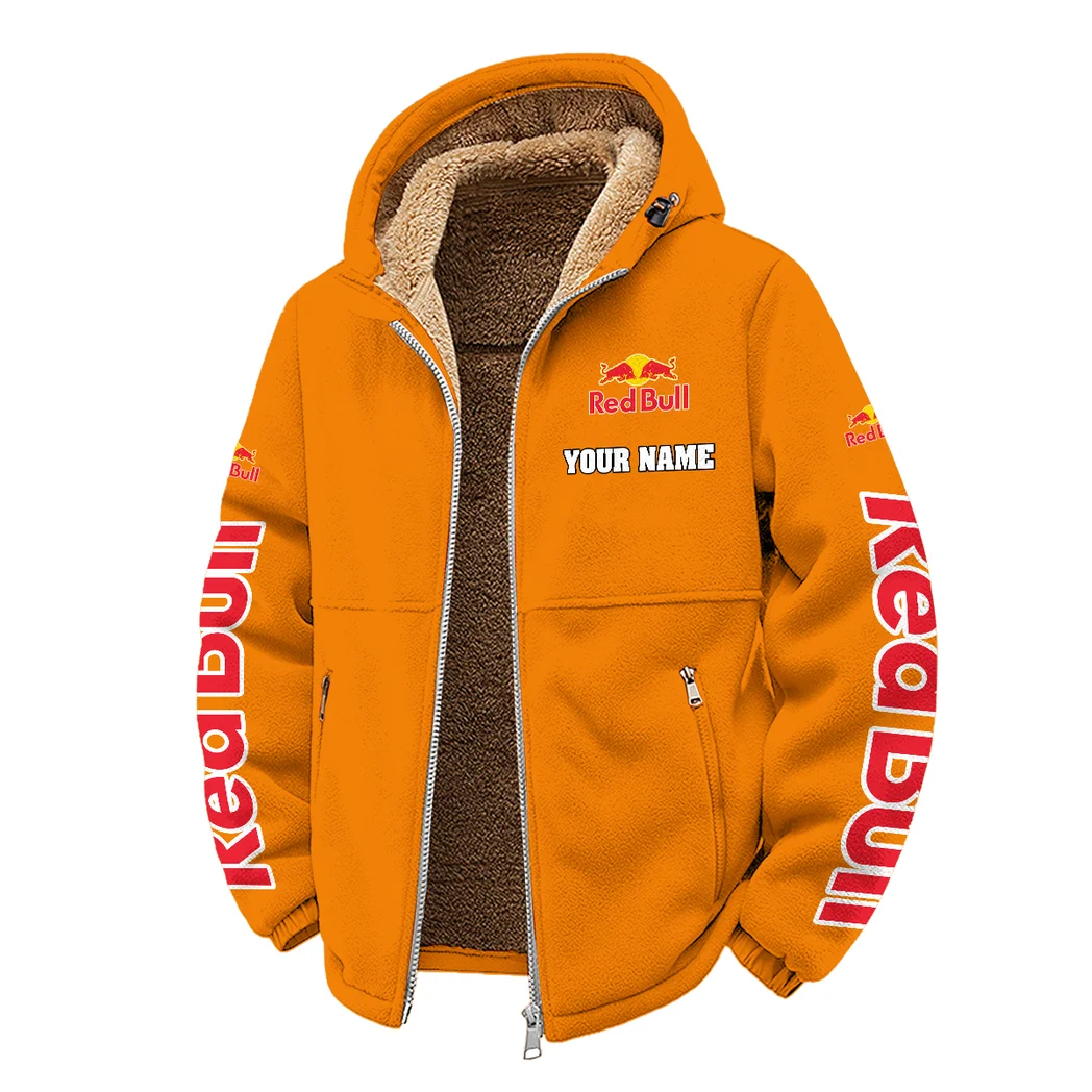Support Core Winter Fleece Jacket, Ski & Snowboard Mid-Layer HVN1452NY - Orange - Image 2