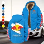 Support Core Winter Fleece Jacket, Ski & Snowboard Mid-Layer HVN1452NY - Cyan