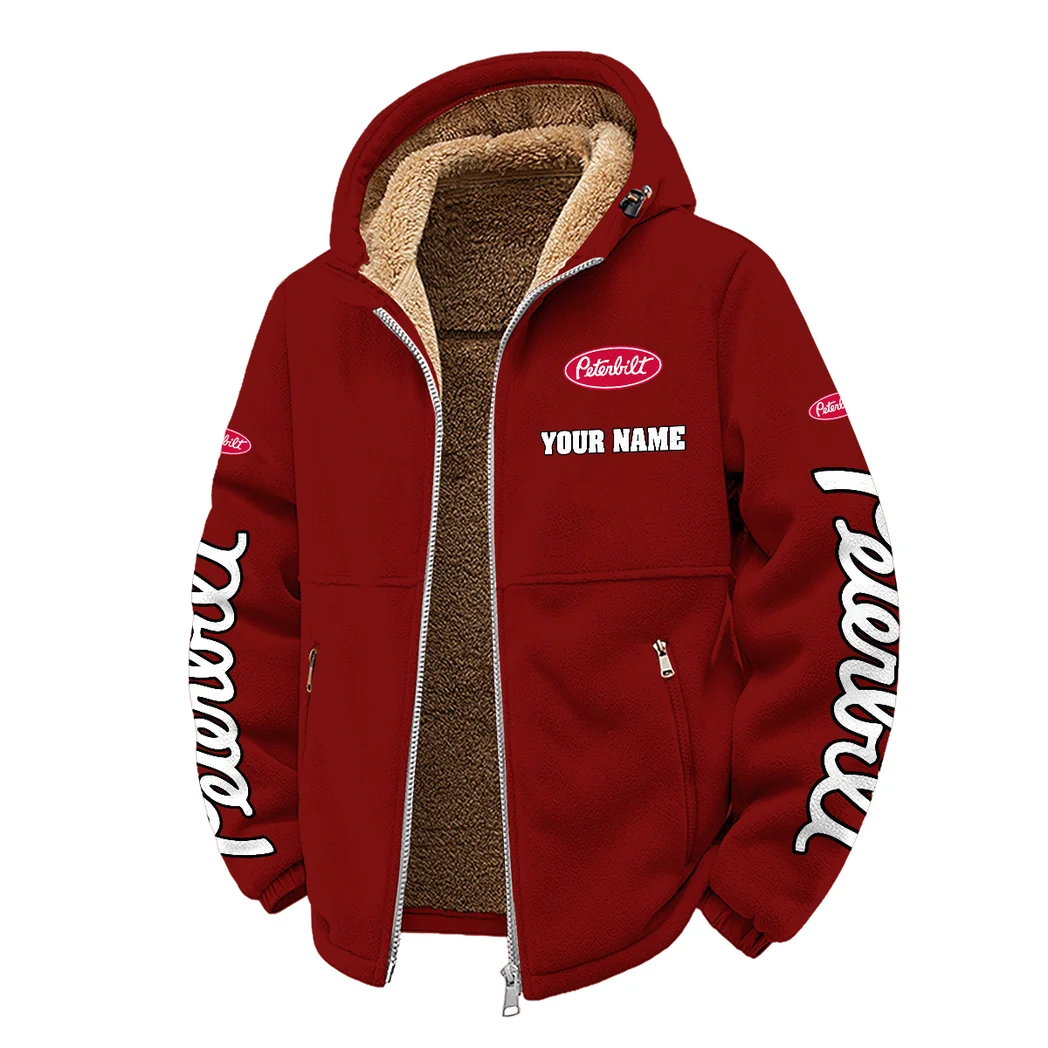 Industrial Vehicle Winter Fleece Jacket, Winter Endurance Jacket HVN1452PE - Wine - Image 2