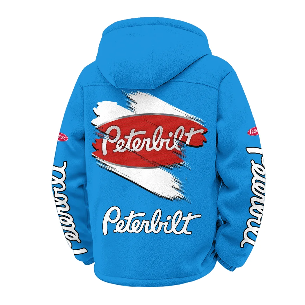 Industrial Vehicle Winter Fleece Jacket, Winter Endurance Jacket HVN1452PE - Cyan - Image 3