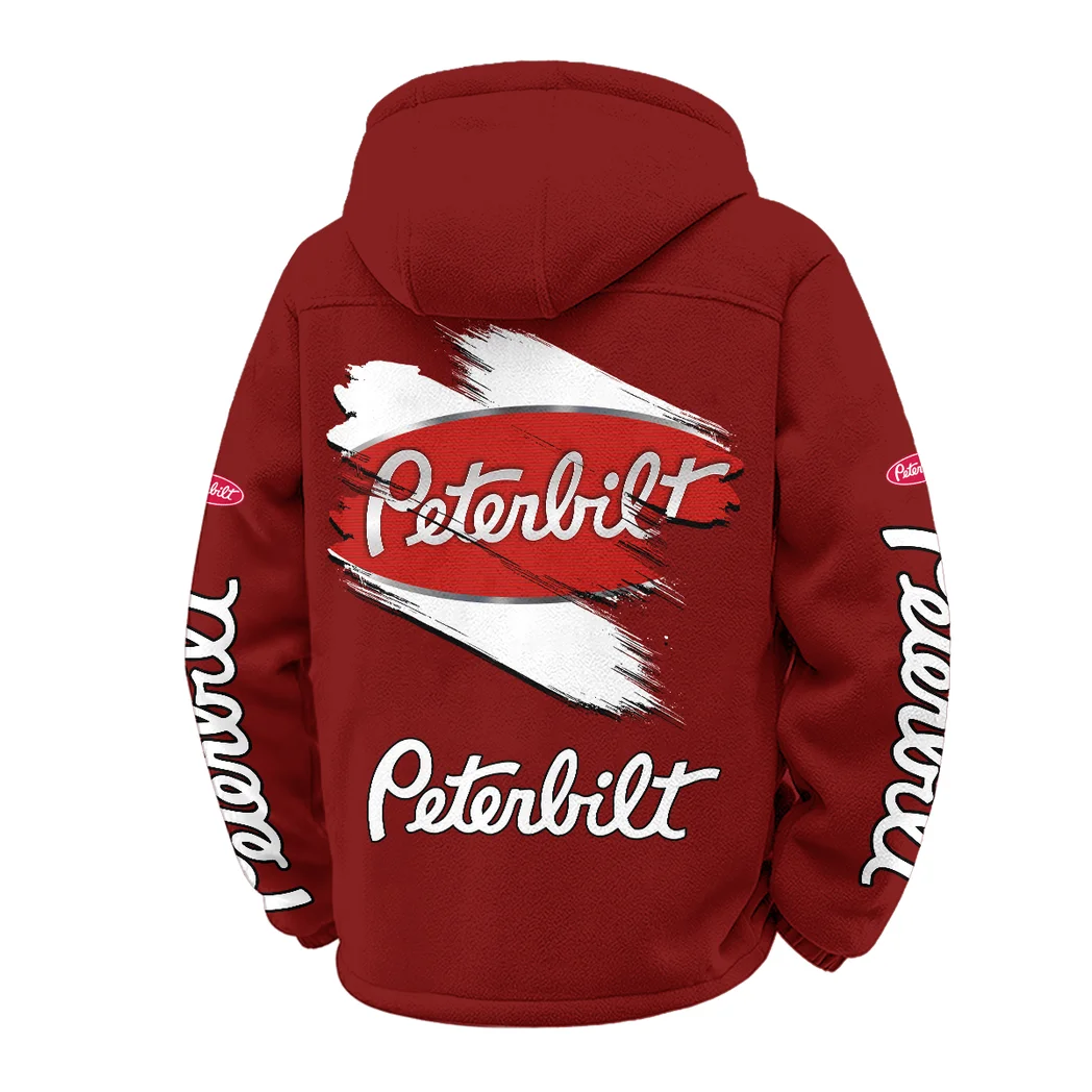 Industrial Vehicle Winter Fleece Jacket, Winter Endurance Jacket HVN1452PE - Wine - Image 3