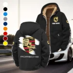 Luxury Coupe Winter Fleece Jacket, Heavyweight Plush Fleece HVN1452PO - Black