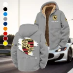 Luxury Coupe Winter Fleece Jacket, Heavyweight Plush Fleece HVN1452PO - Grey