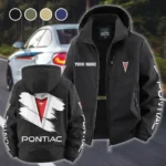 Classic American Car Fleece Windbreaker Jacket, Cozy Fleece-Lined Windbreaker HVN1452PO - Black