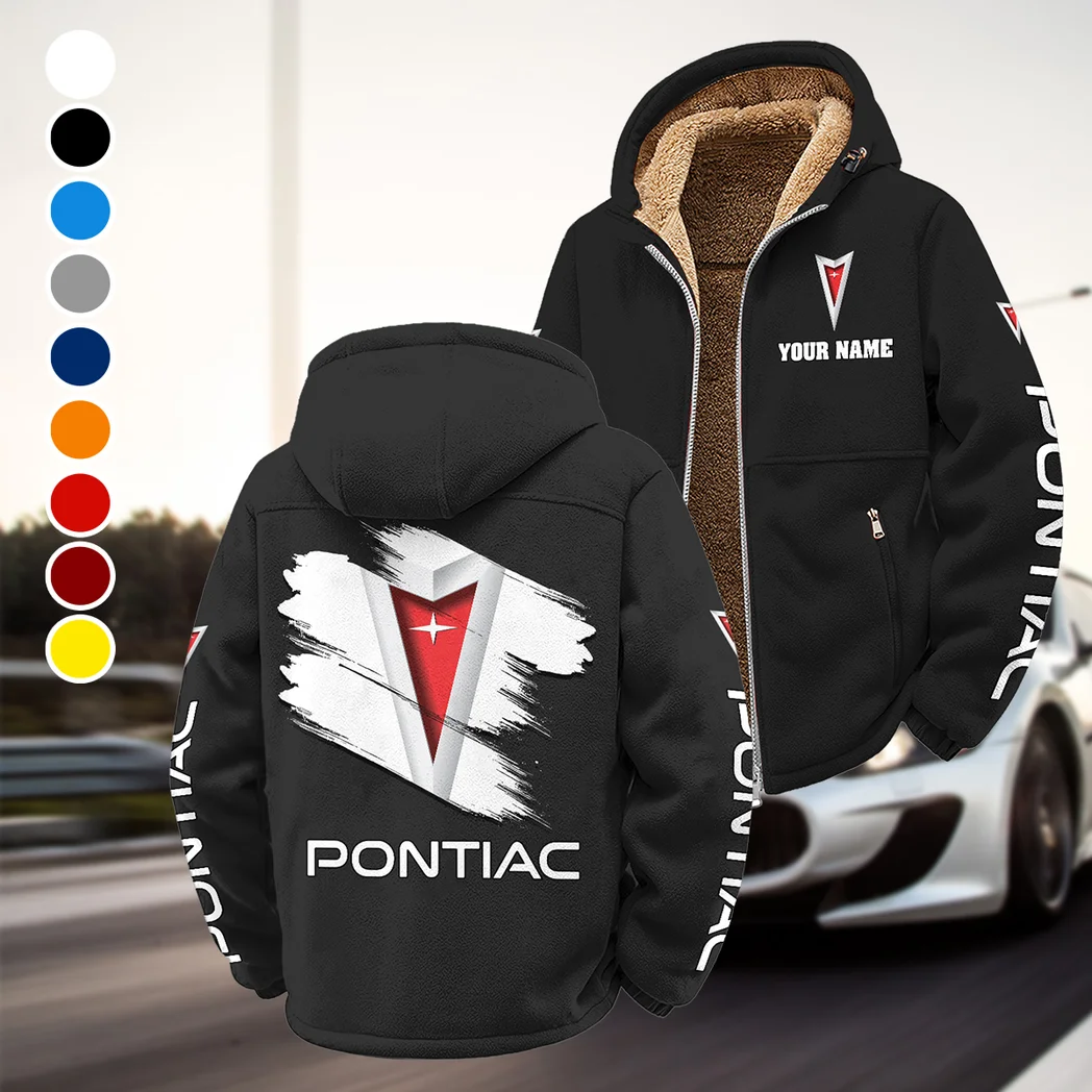 Classic American Car Winter Fleece Jacket, Brushed Interior Winter Fleece HVN1452PO - Black