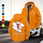 Classic American Car Winter Fleece Jacket, Brushed Interior Winter Fleece HVN1452PO - Orange