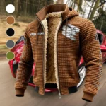 Bespoke Sedan Fleece-Lined Hooded Jacket, Ultra-Soft Plush Lined Jacket HVN1452RR - brown