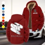 Bespoke Sedan Winter Fleece Jacket, Luxe Microfleece Pullover HVN1452RR - Wine