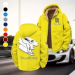 Bespoke Sedan Winter Fleece Jacket, Luxe Microfleece Pullover HVN1452RR - Yellow