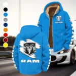 Strong Utility Pickup Winter Fleece Jacket, Anti-Pill Thermal Fleece HVN1452RT - Cyan