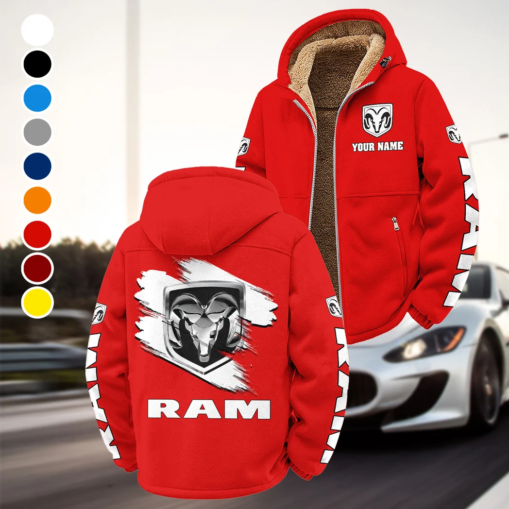 Strong Utility Pickup Winter Fleece Jacket, Anti-Pill Thermal Fleece HVN1452RT - Red